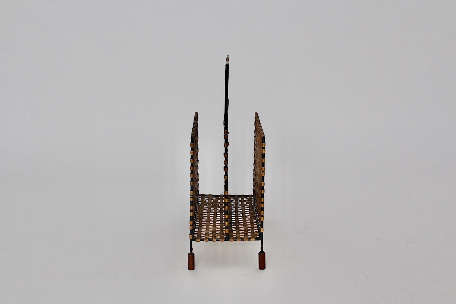 vintage magazine holder