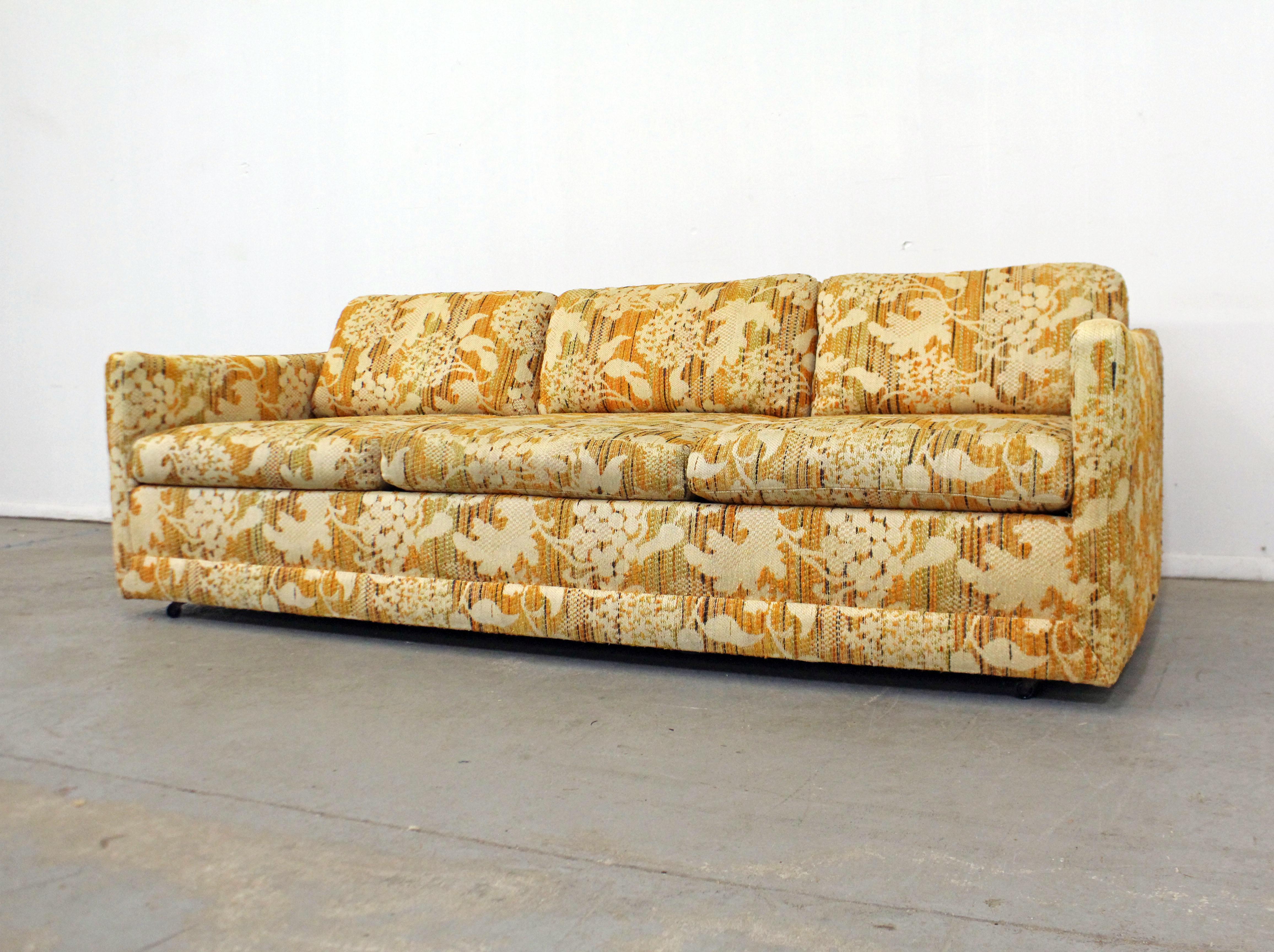 American Mid-Century Modern Vintage Milo Baughman for Forecast Sofa