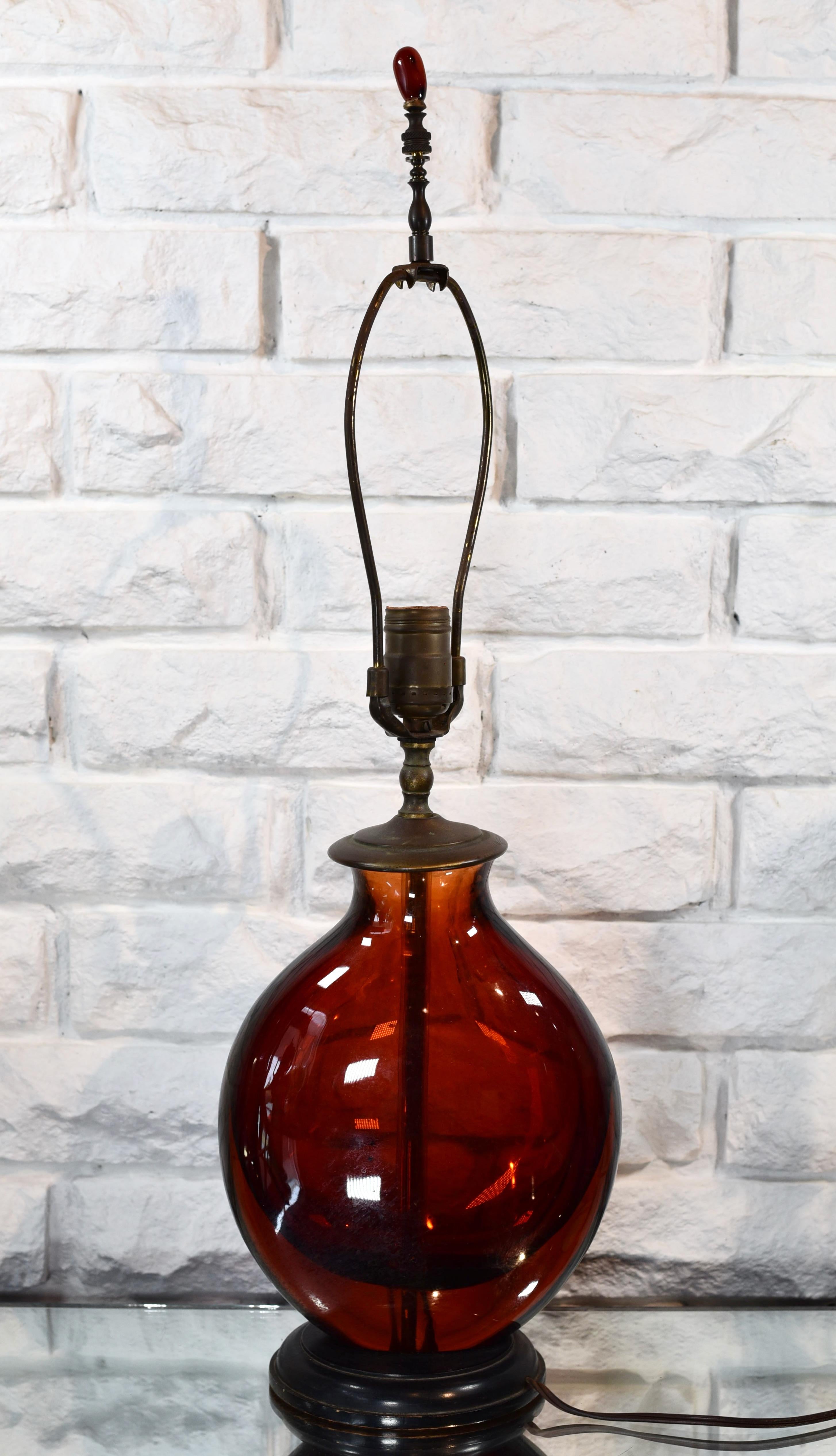20ième siècle Lampe de bureau Sommerso en verre d'art de Murano moderne du milieu du siècle dernier en vente