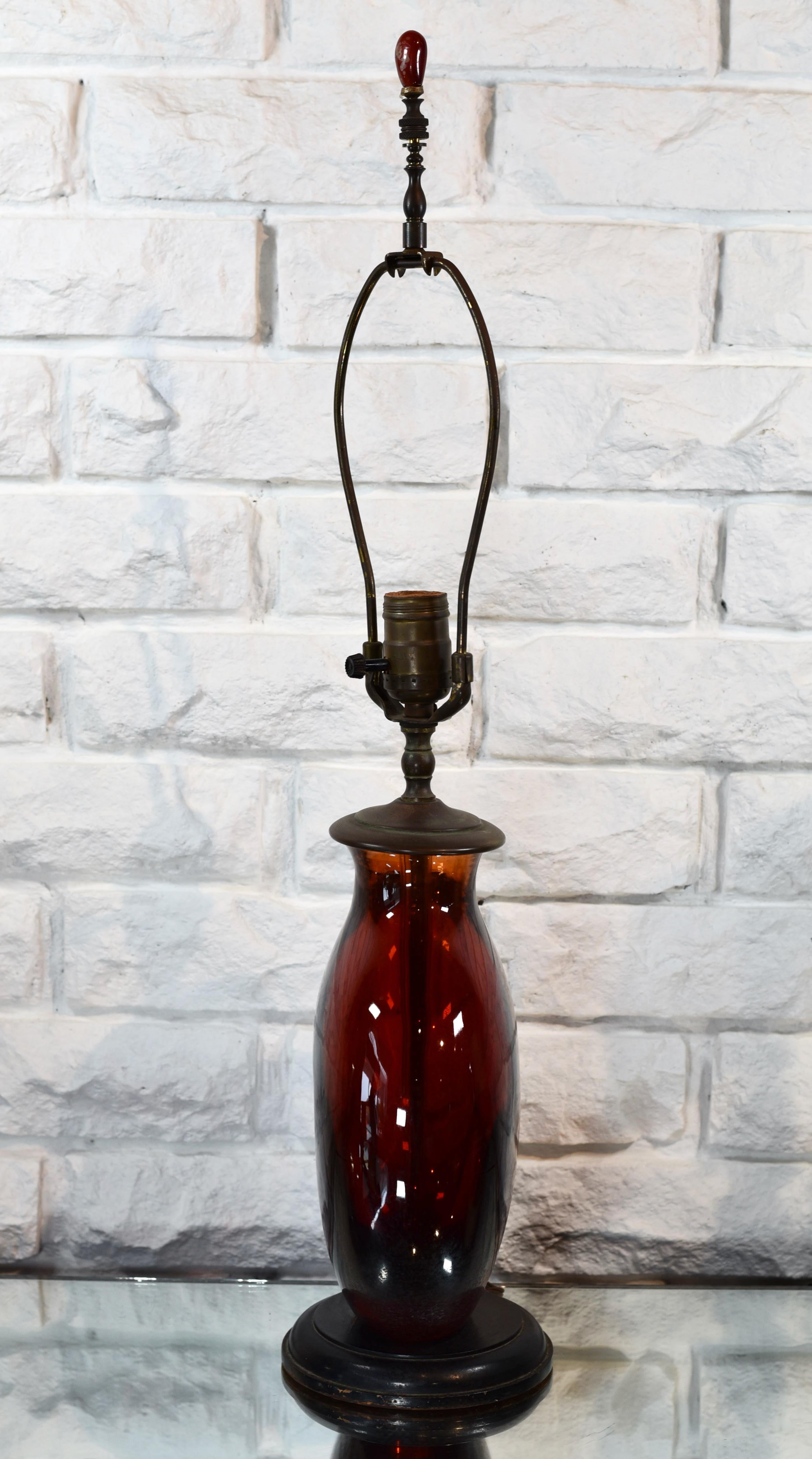 Lampe de bureau Sommerso en verre d'art de Murano moderne du milieu du siècle dernier en vente 1