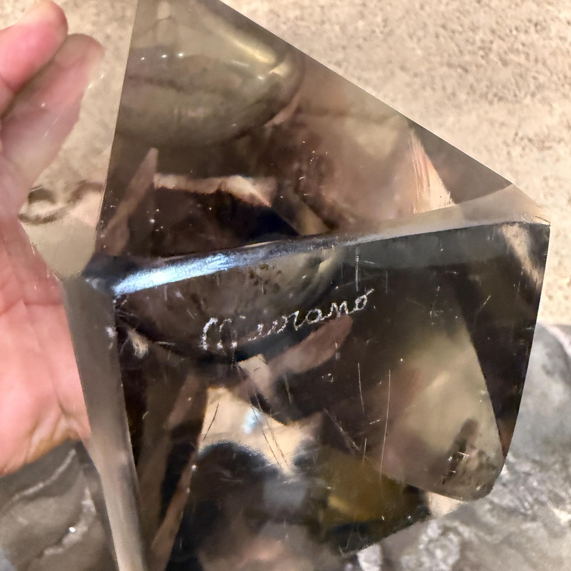 Vase en verre de Murano datant du milieu du siècle dernier, attribué à Flavio Poli en vente 12