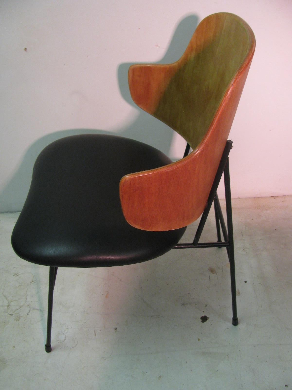 20th Century Mid-Century Modern Vintage Penguin Chair by Ib Kofod-Larsen, Denmark
