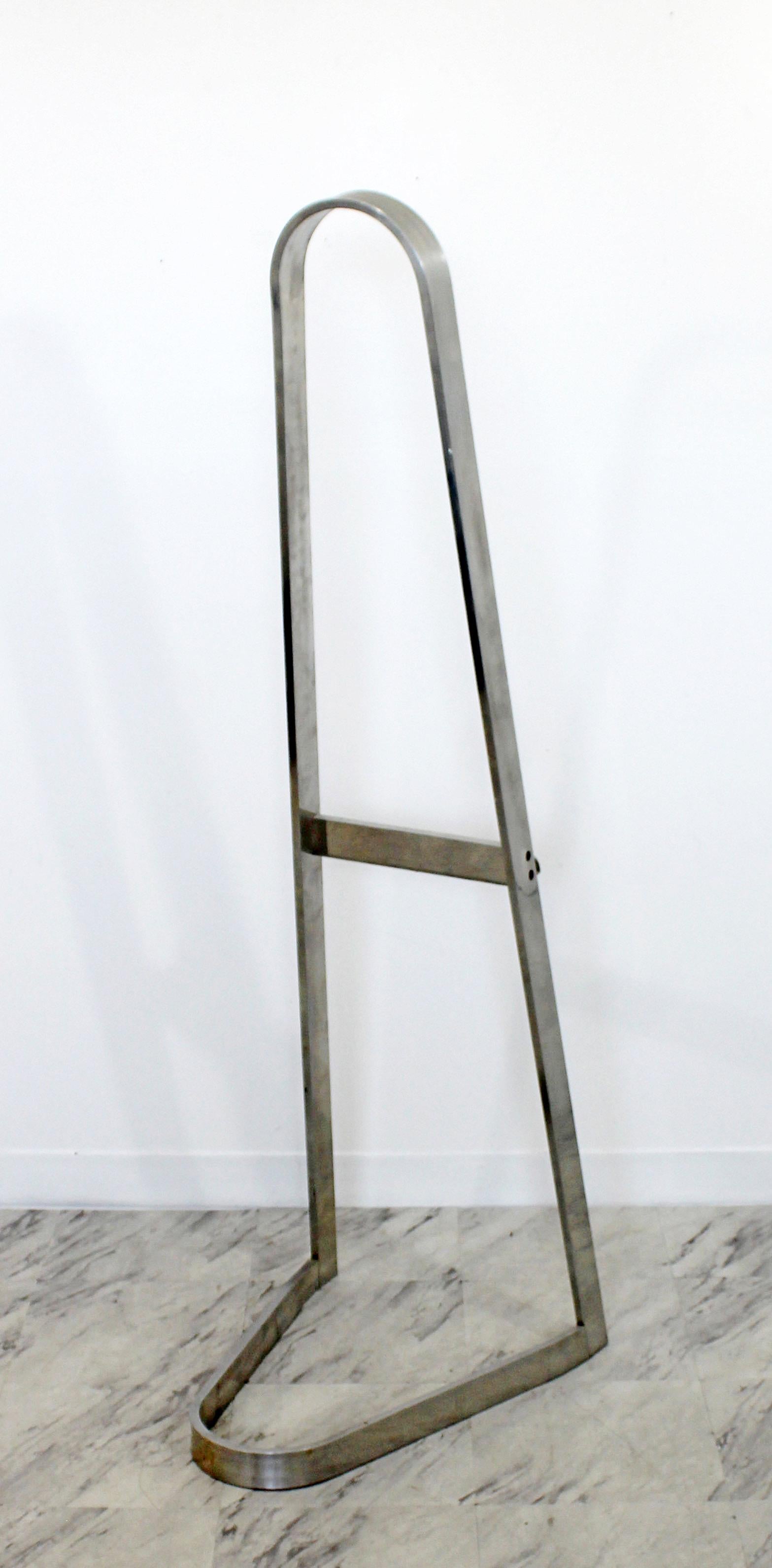 Mid-Century Modern Vintage Polished Aluminum Art Easel 1