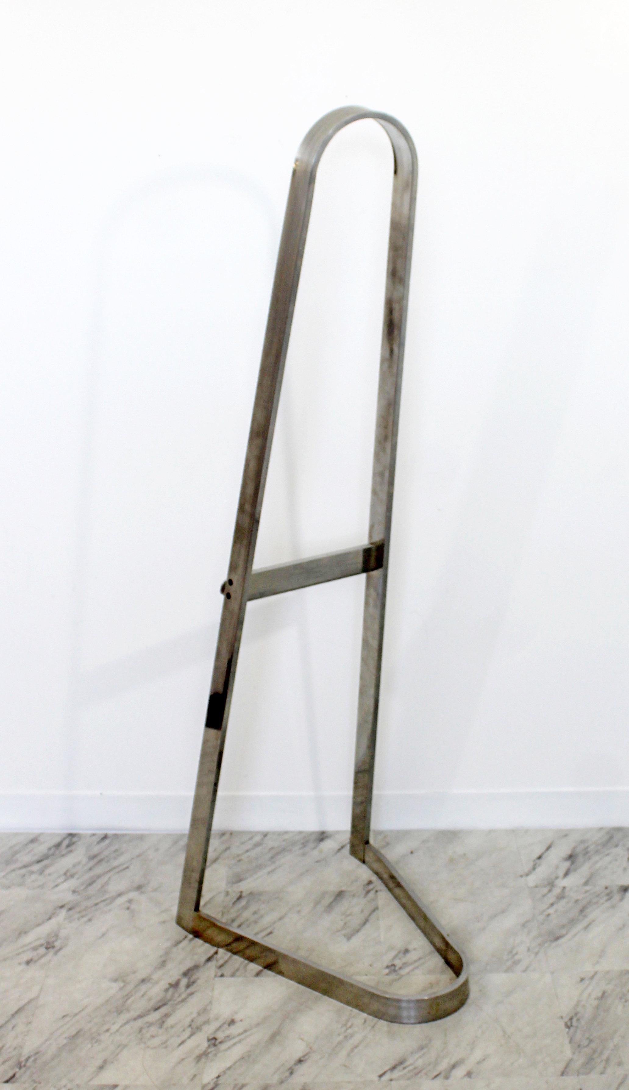 Mid-Century Modern Vintage Polished Aluminum Art Easel 2