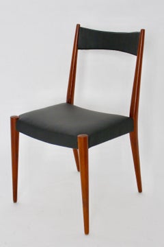 Mid-Century Modern Vintage Beech Chair by Anna-Lülja Praun 1953 Austria
