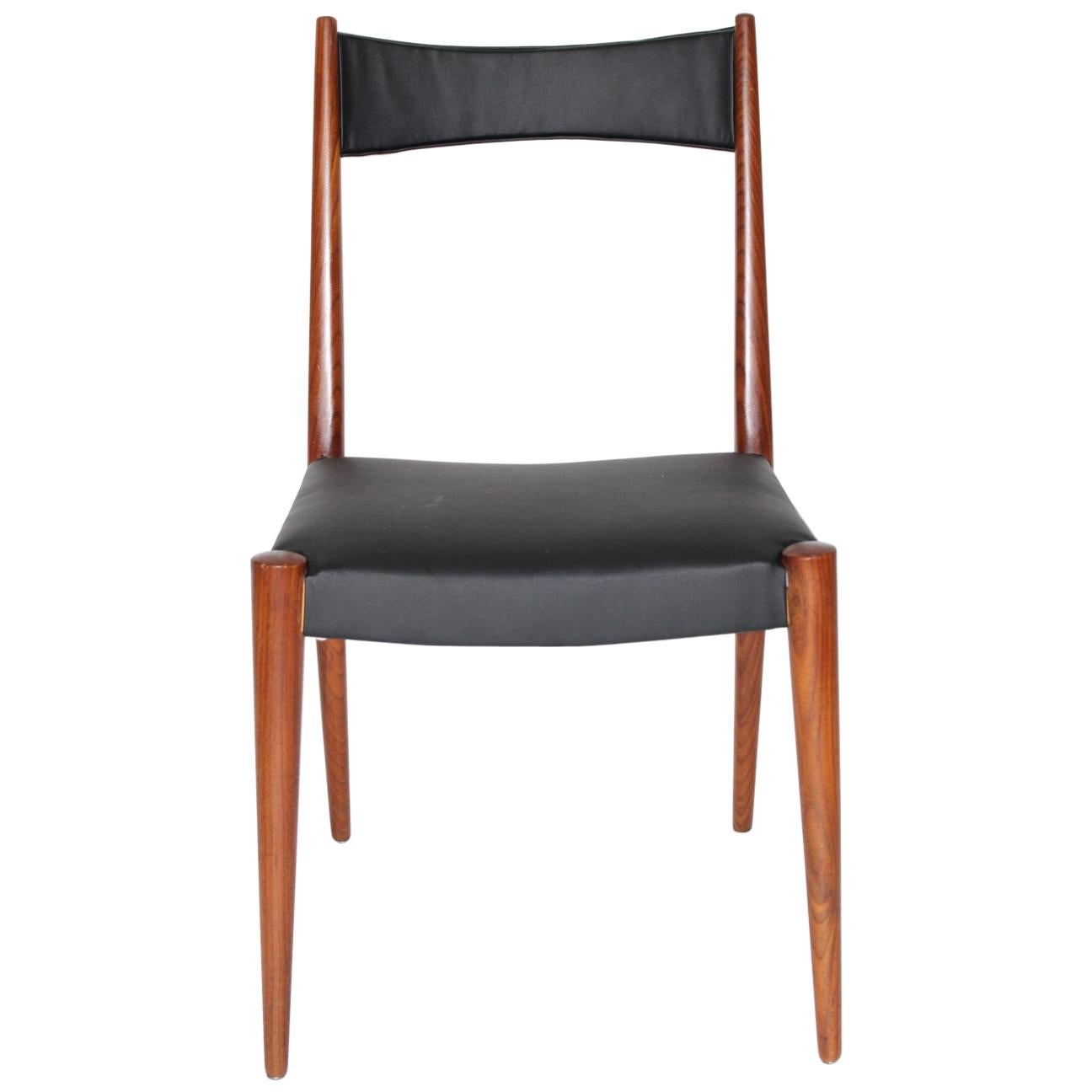 Silla de haya vintage moderna de mediados de siglo de Anna-Lülja Praun 1953 Austria