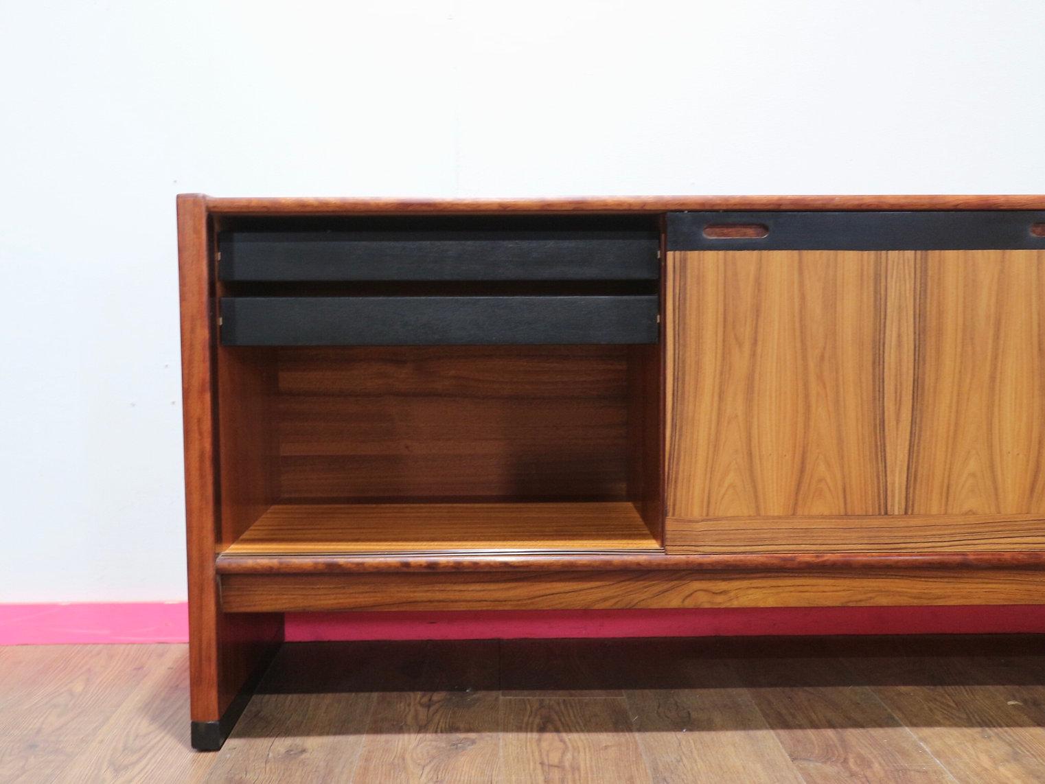 20th Century Mid Century Modern Vintage Rosewood Credenza by Skovby Danish Sideboard For Sale