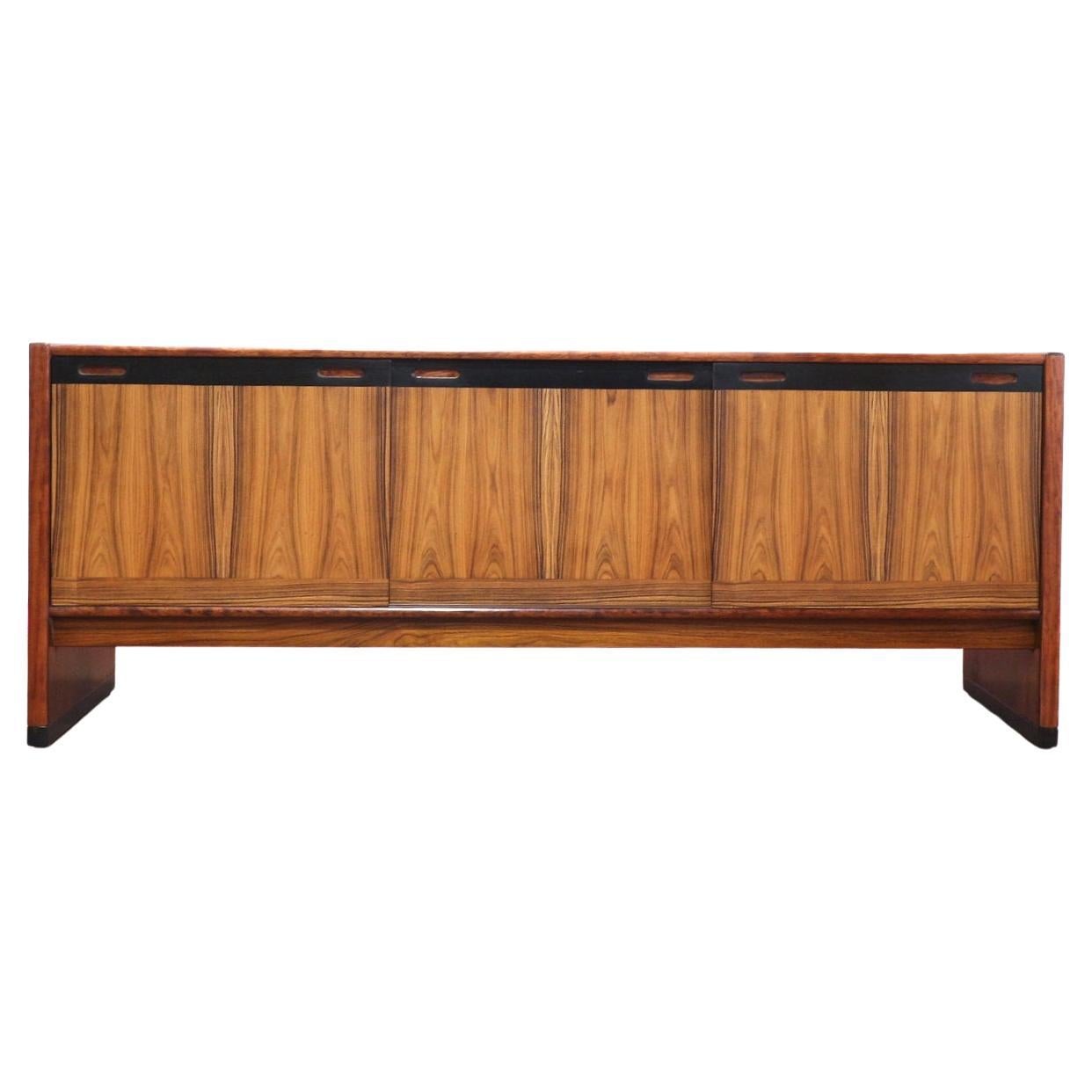 Moderne Vintage-Anrichte aus Rosenholz von Skovby, dänisches Sideboard, Mid-Century Modern