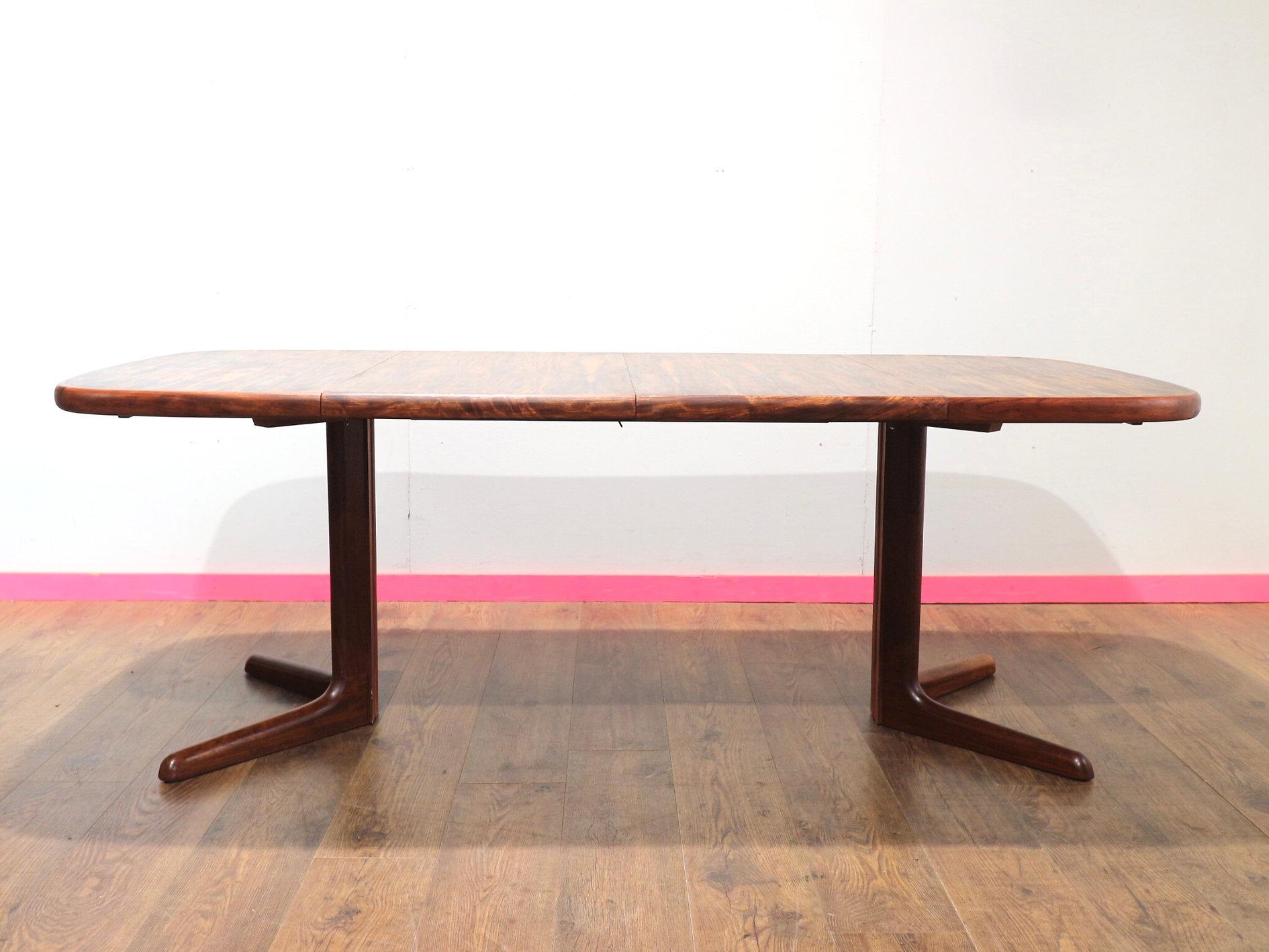 Ausziehbarer dänischer Vintage-Esstisch aus Rosenholz von Skovby, Mid-Century Modern (20. Jahrhundert)