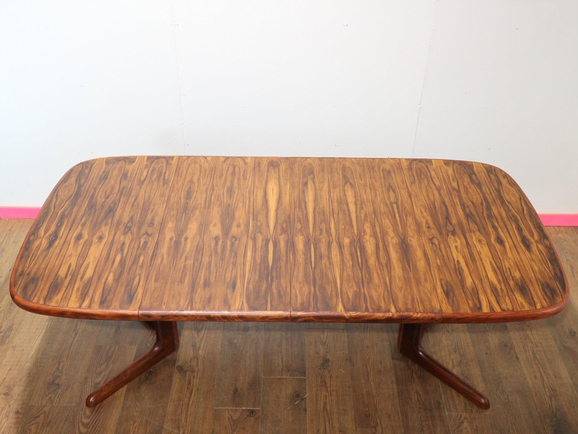 Ausziehbarer dänischer Vintage-Esstisch aus Rosenholz von Skovby, Mid-Century Modern (Teakholz)