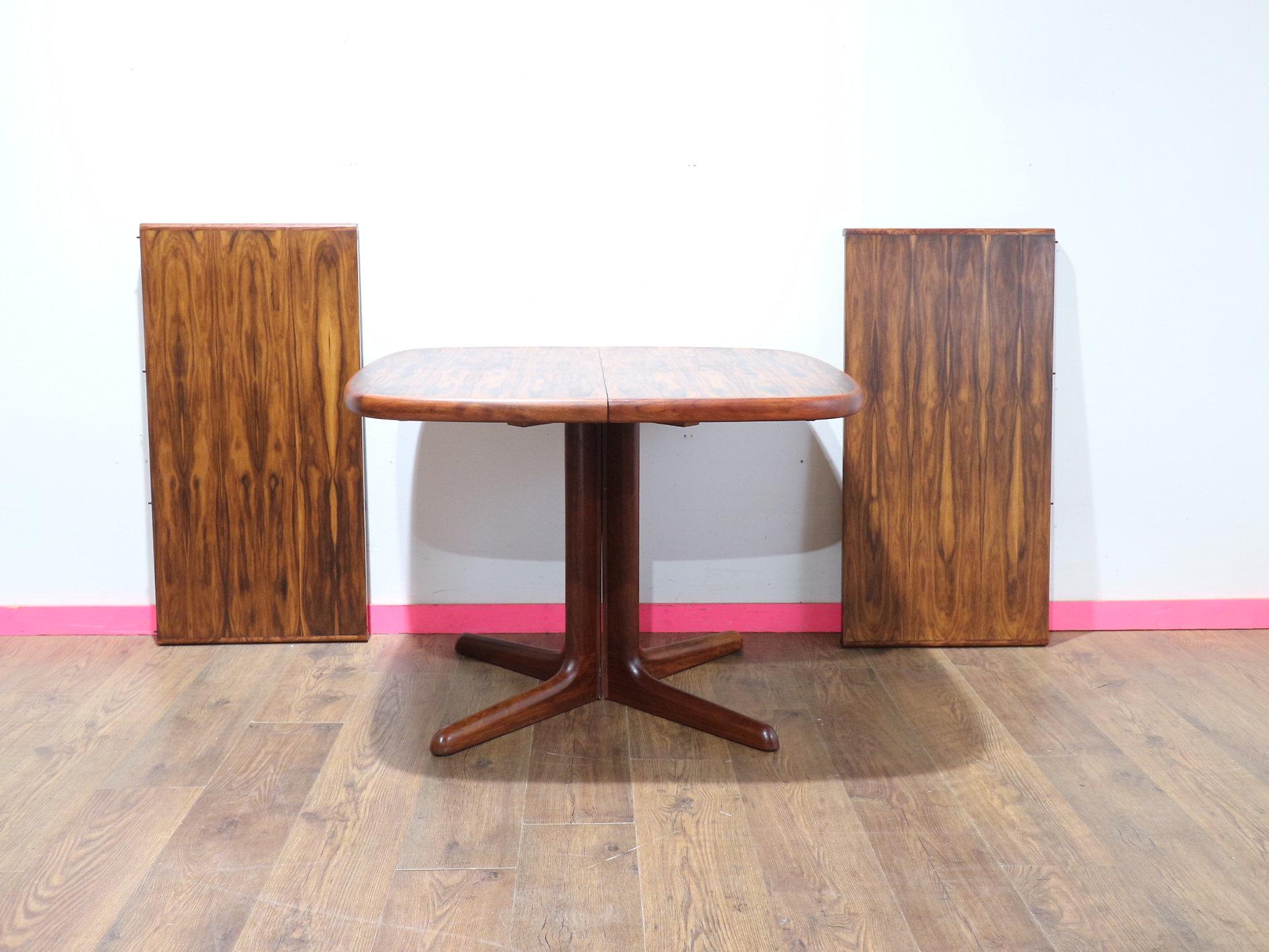Ausziehbarer dänischer Vintage-Esstisch aus Rosenholz von Skovby, Mid-Century Modern 3