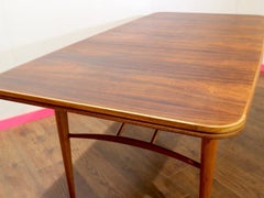 Mid Century Modern Vintage Rosewood Extending Dining Table Danish Style