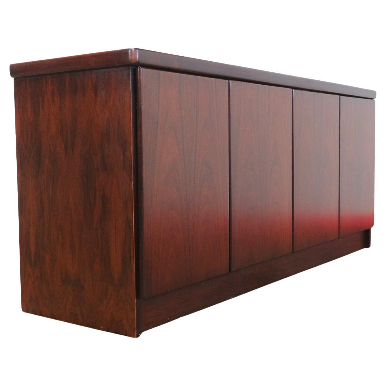 Mid Century Modern Vintage Rosewood Sideboard Credenza by Christian Linneberg