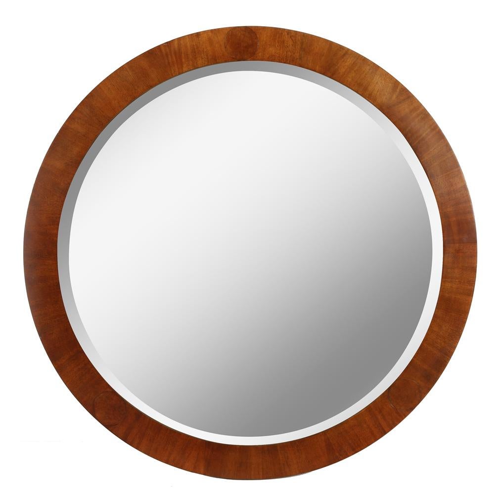 mid century modern round mirror
