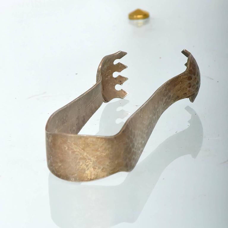 MidCentury Modern Vintage Sculptural Ice Tongs, 1960s at 1stDibs