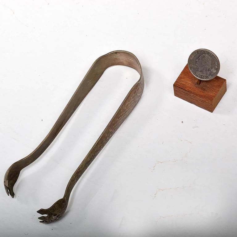 MidCentury Modern Vintage Sculptural Ice Tongs, 1960s at 1stDibs