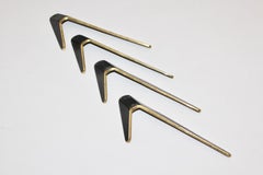 Mid-Century Modern Vintage Set of four Wall Hooks by Herta Baller, 1950, Austria