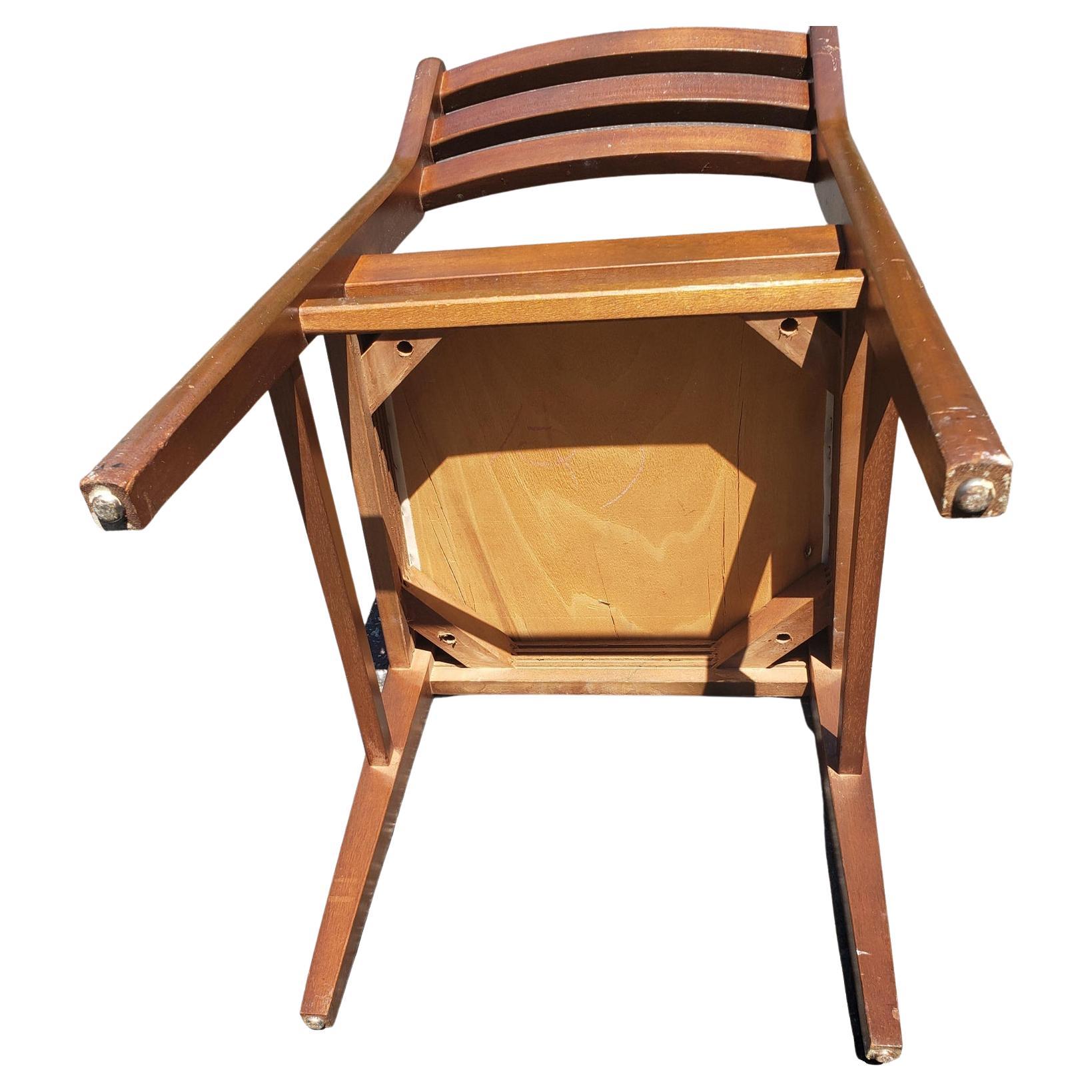 Sedia da cucito vintage moderna di metà secolo, circa anni '60 in vendita 1