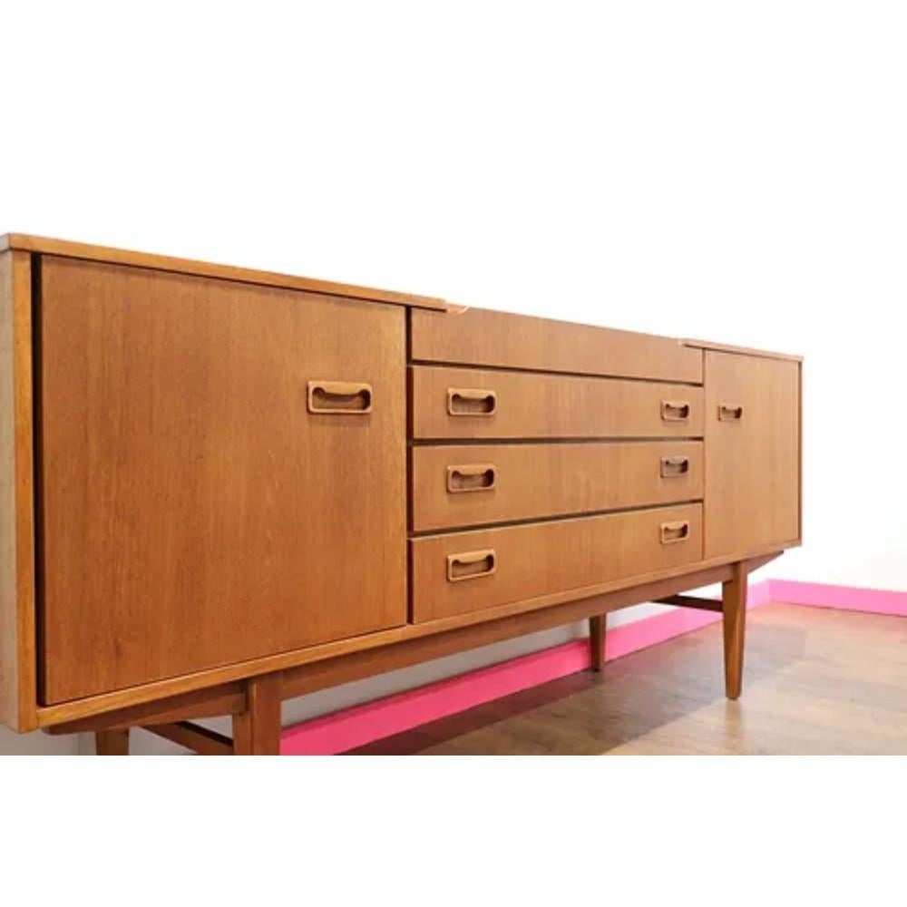 Mid-Century Modern Mid Century Modern Vintage Sideboard Credenza by Beautility For Sale