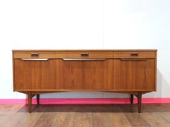 Mid century Modern Vintage Sideboard Credenza by Elliots of Newbury Danish Style