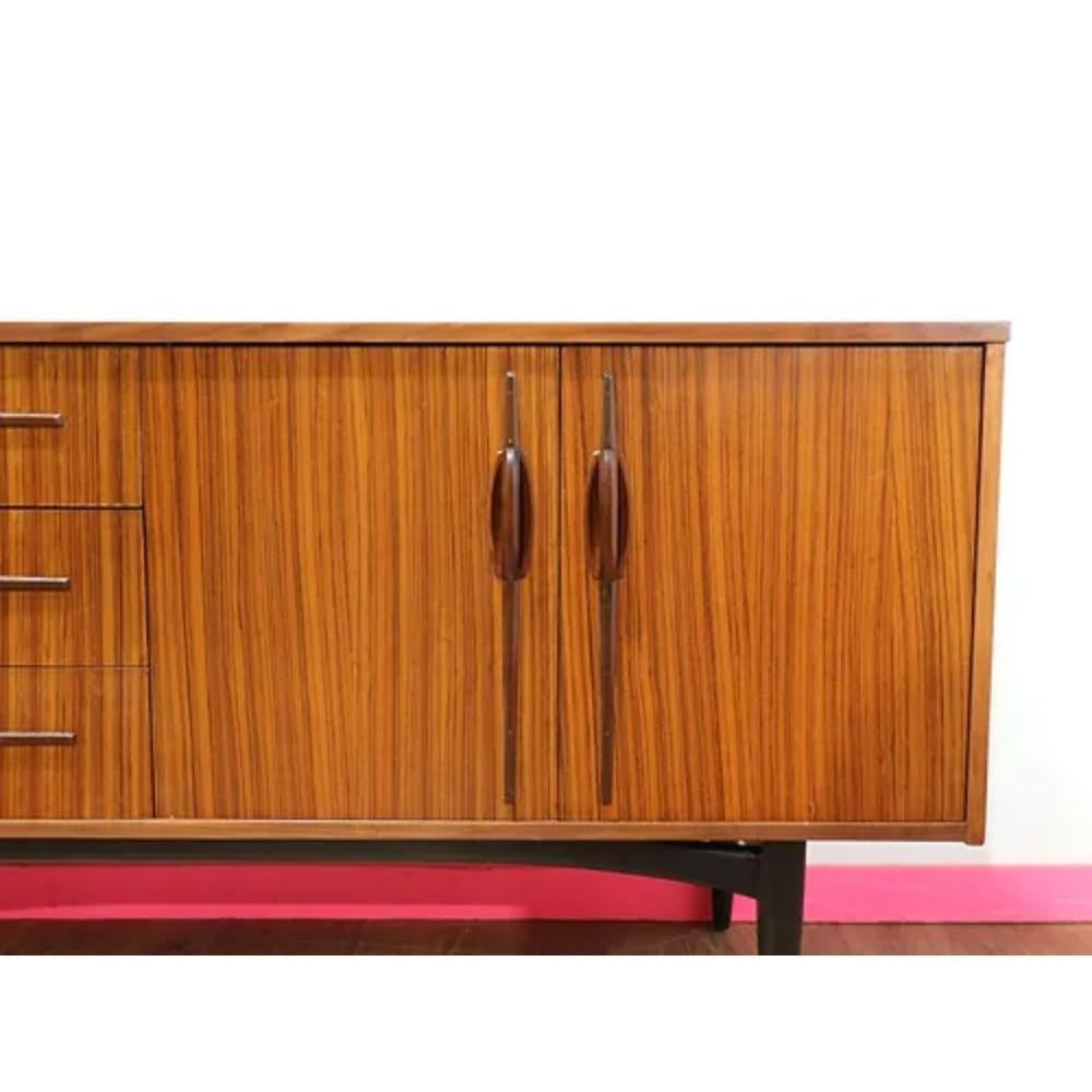 Mid Century Modern Vintage Sideboard Credenza by Elliotsof Newbury 4