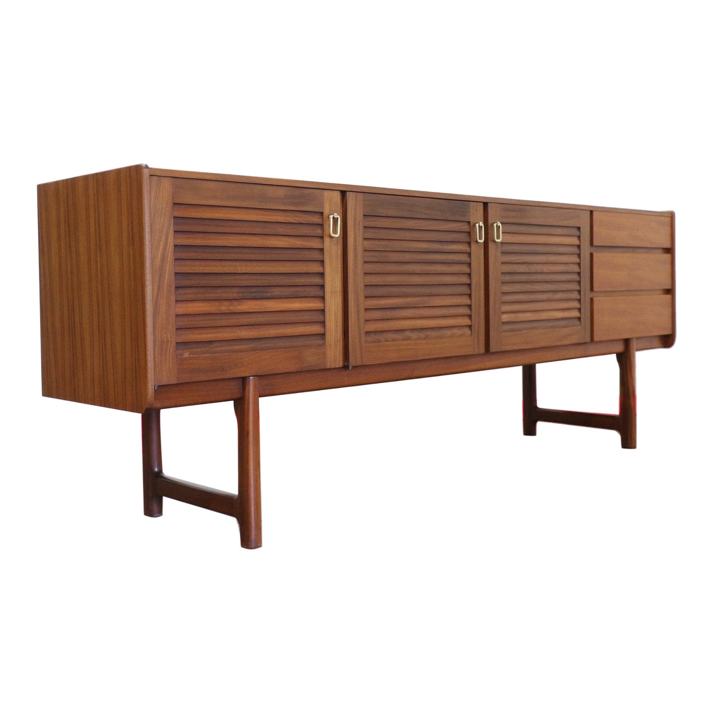 Mid Century Modern Vintage Sideboard Credenza by Mcintosh Danish Style