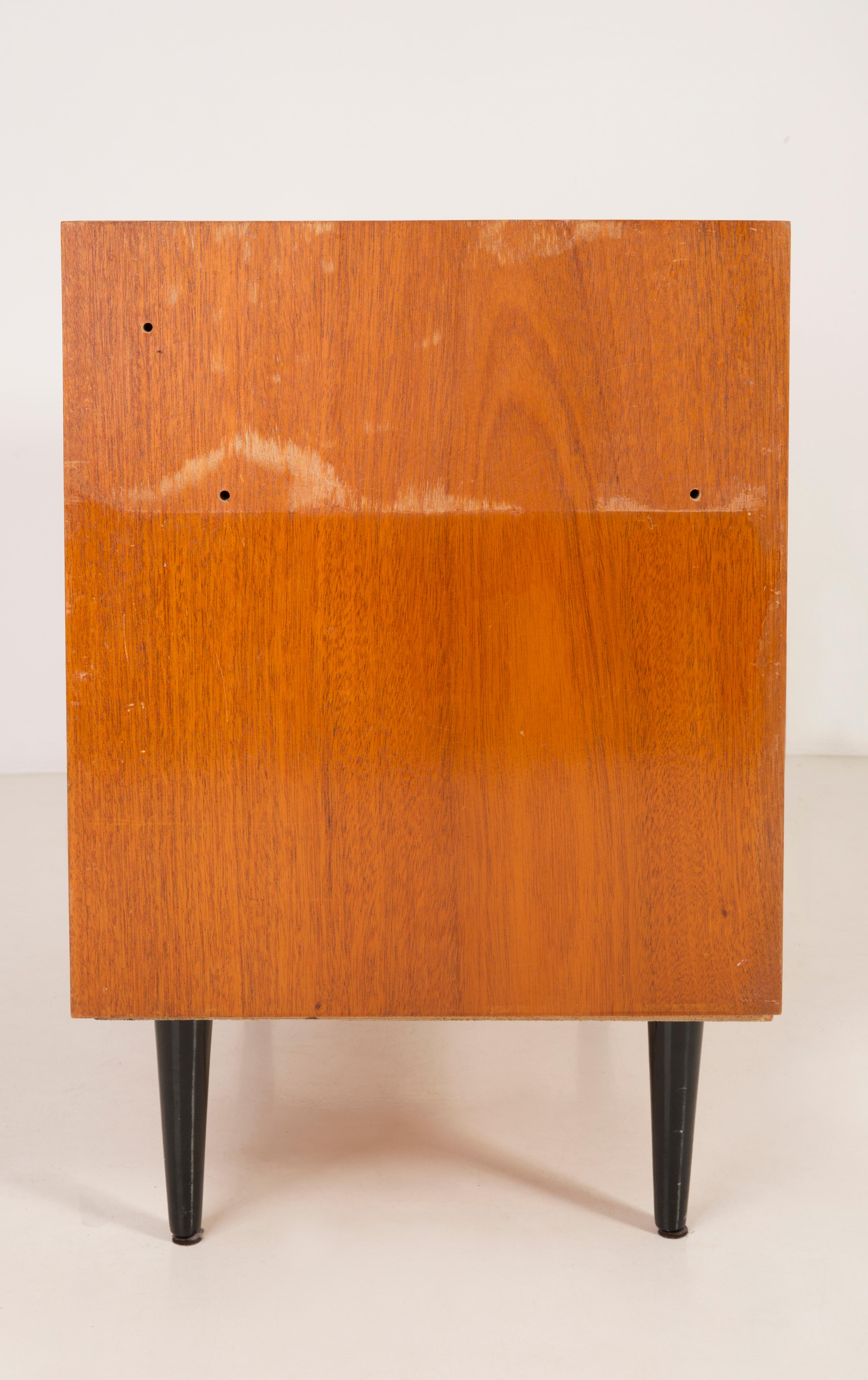 Mid-Century Modern Vintage Sideboard, Wood, Poland, 1960s For Sale 2