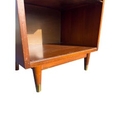Mid Century Modern Vintage Single Nightstand With Drawer