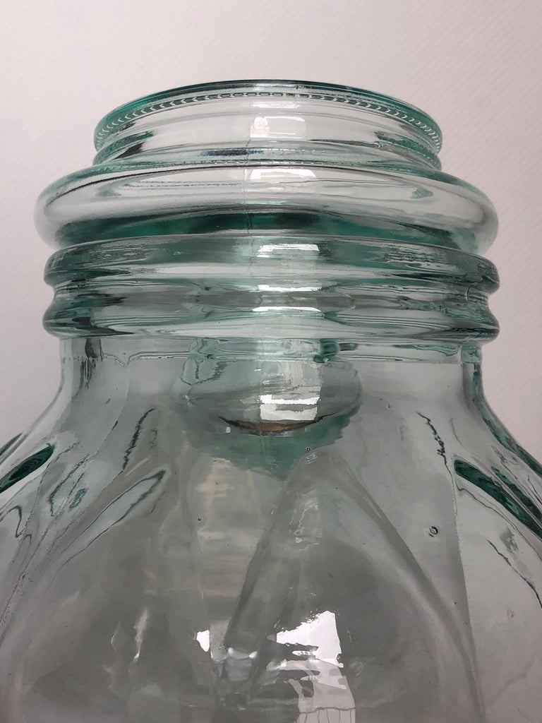 MidCentury Modern Vintage Storage Glass Jar, Made in Italy, 1960s For