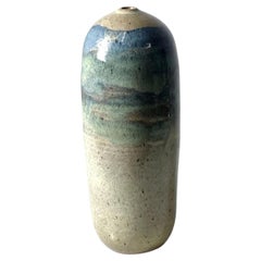 Jarrón de cerámica vintage Studio Pottery de Richard Tuck, de mediados del siglo XX, hacia la década de 1980