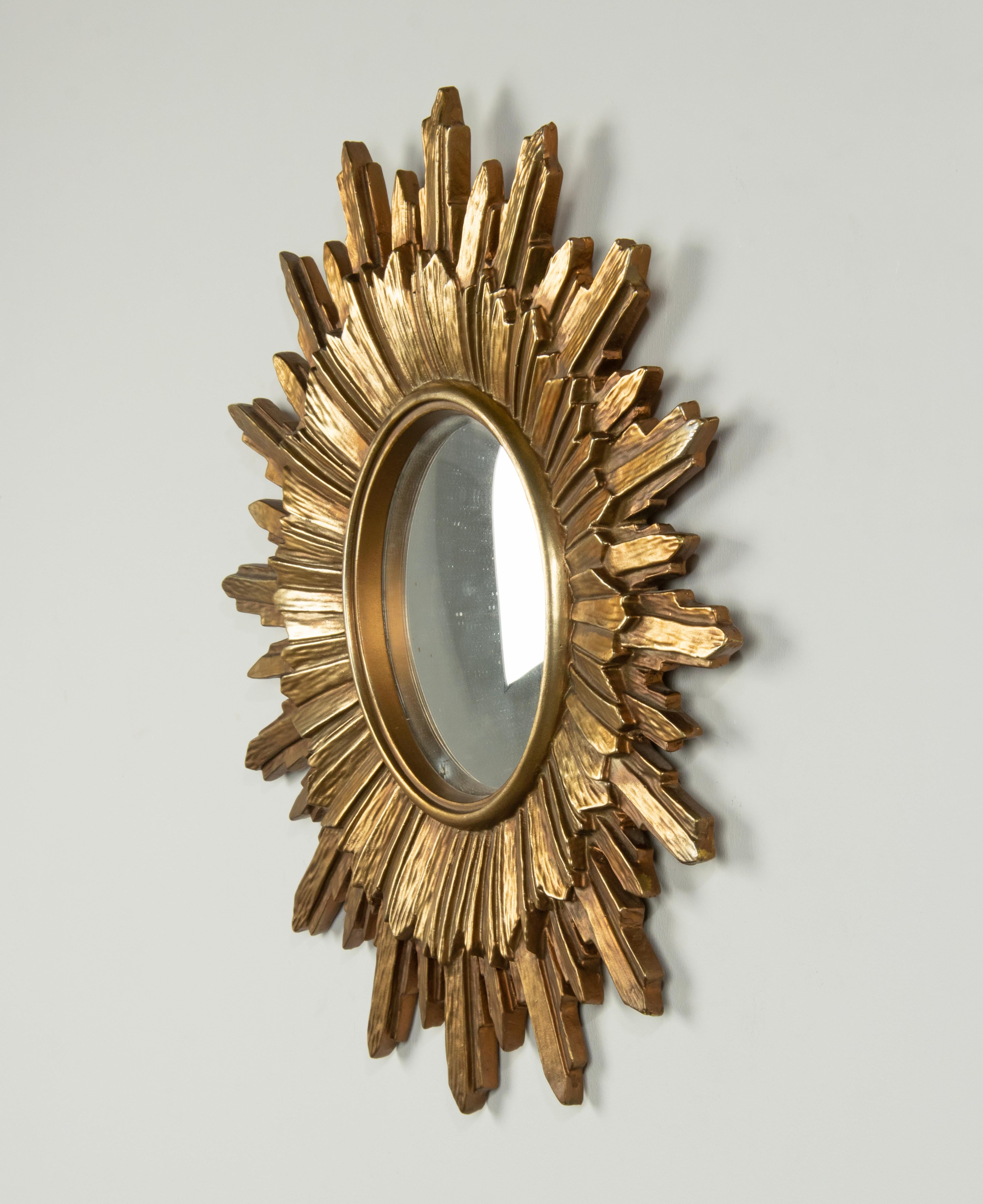 Mid-Century Modern Vintage Sunburst Mirror 7