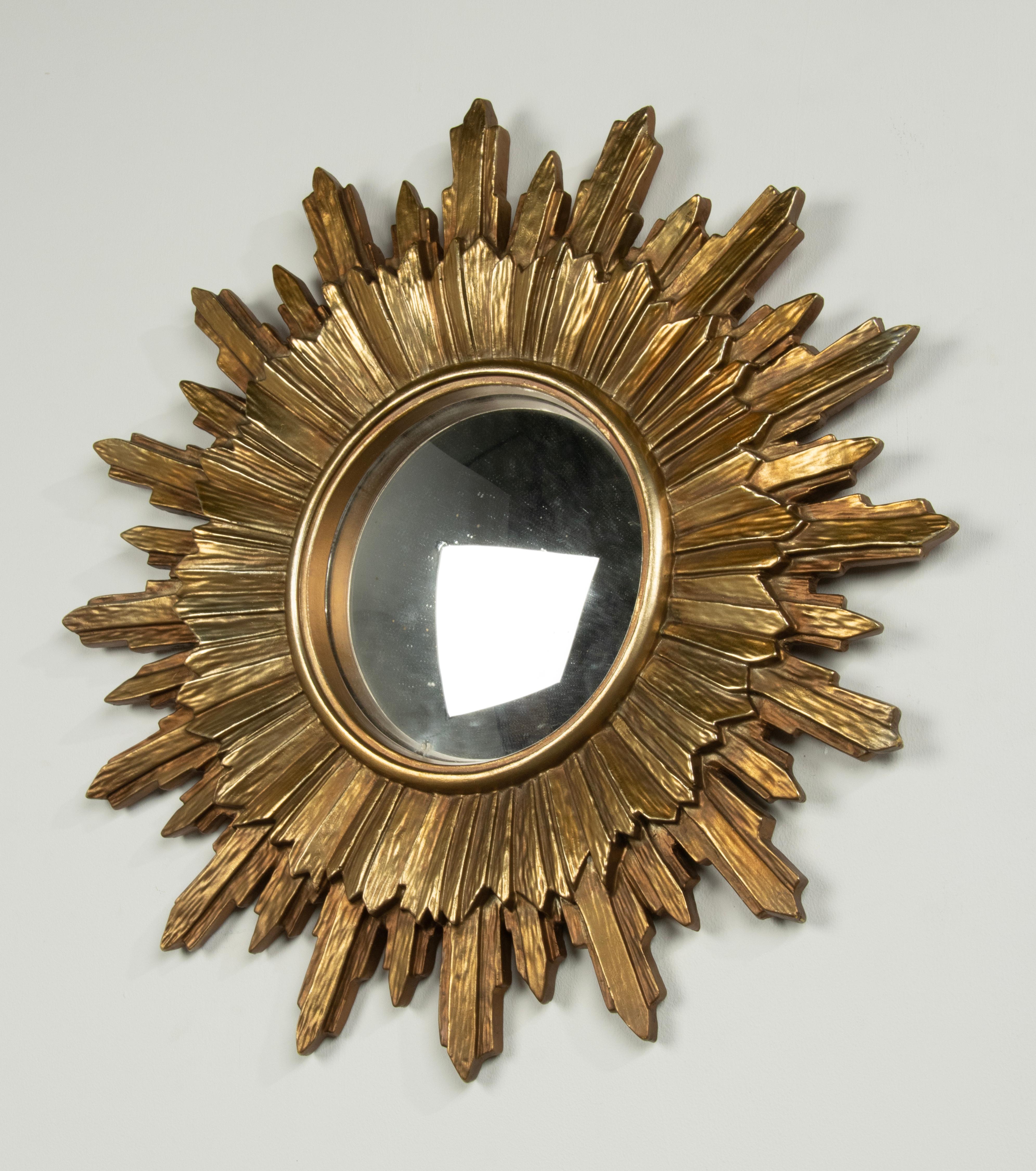 Mid-Century Modern Vintage Sunburst Mirror 1