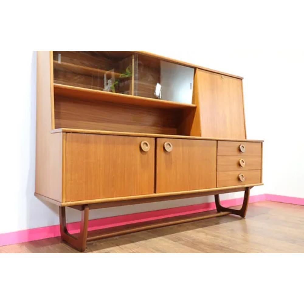 Mid-Century Modern Mid Century Modern Vintage Tall Credenza by Portwood