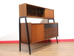 Mid Century Modern Vintage Teak Afromosia Credenza Buffet By Nathan Danish STyle