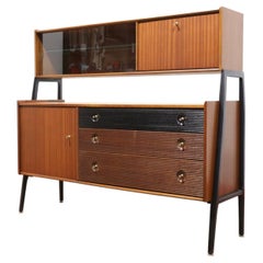 Mid Century Modern Vintage Teak Afromosia Credenza Buffet By Nathan Danish STyle