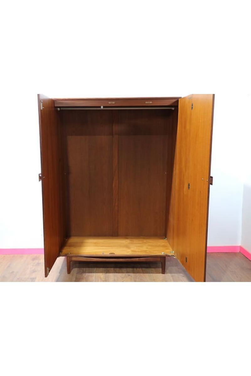 Mid Century Modern Vintage Teak Armoire Warddrobe by Kofod Larsen for G plan 8