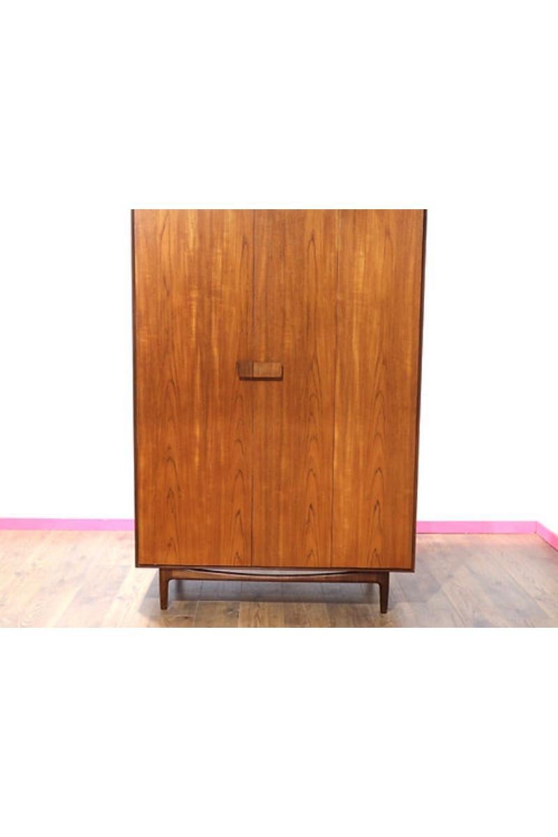 Mid Century Modern Vintage Teak Armoire Warddrobe by Kofod Larsen for G plan 1