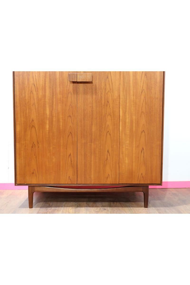 Mid Century Modern Vintage Teak Armoire Warddrobe by Kofod Larsen for G plan 3