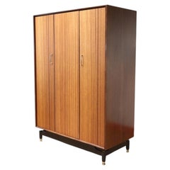 Mid Century Modern Vintage Teak Armoire Wardrobe Bedroom Furniture by G Plan
