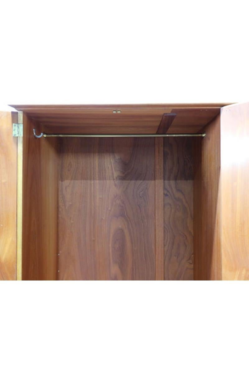 Mid Century Modern Vintage Teak Armoire Wardrobe by Alfred Cox Danish Style 5