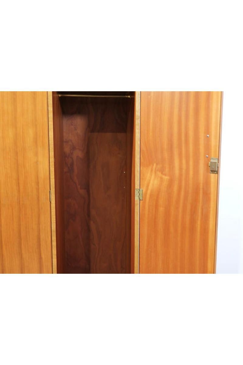 Mid-Century Modern Mid Century Modern Vintage Teak Armoire Wardrobe by Alfred Cox Danish Style