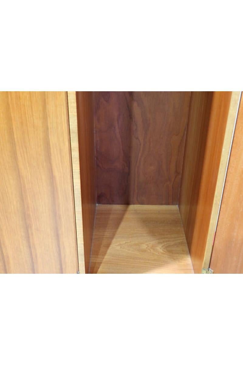 Mid Century Modern Vintage Teak Armoire Wardrobe by Alfred Cox Danish Style 1