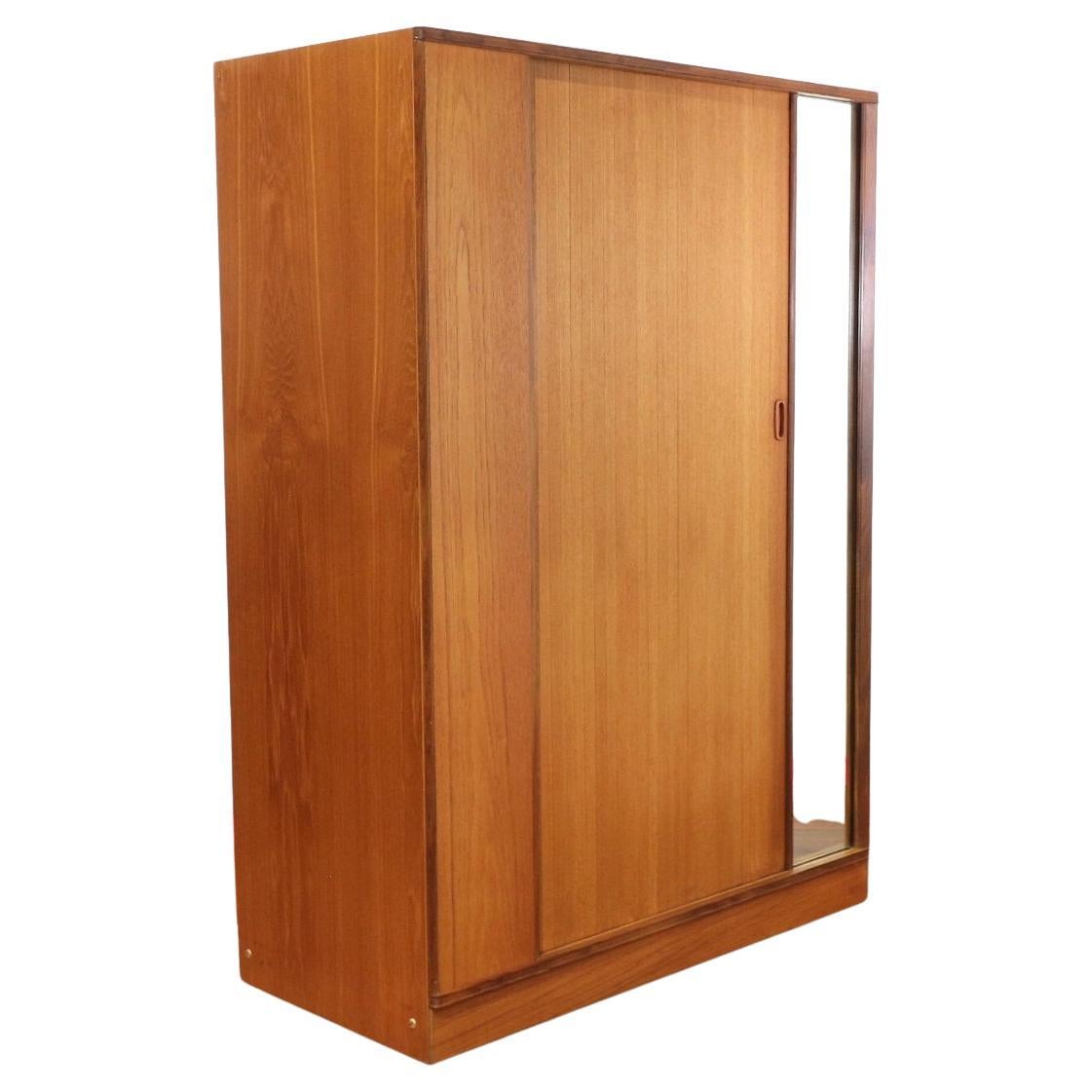 Mid Century Modern Vintage Teak Armoire Wardrobe by Austinsuite Danish Style