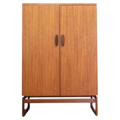 Mid Century Modern Vintage Teak Armoire Wardrobe by G Plan Danish Style Bedroom