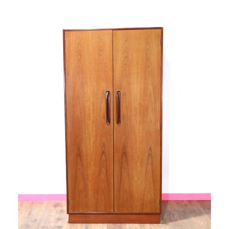 Woodwork Mid Century Modern Vintage Teak Armoire Wardrobe by G Plan