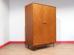 Mid Century Modern Vintage Teak Armoire Wardrobe by G Plan Kofod Larsen Bedroom