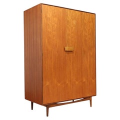 Mid Century Modern Vintage Teak Armoire Wardrobe by G Plan Kofod Larsen Bedroom
