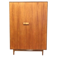 Mid Century Modern Vintage Teak Armoire Wardrobe Danish Kofod Larsen by G Plan