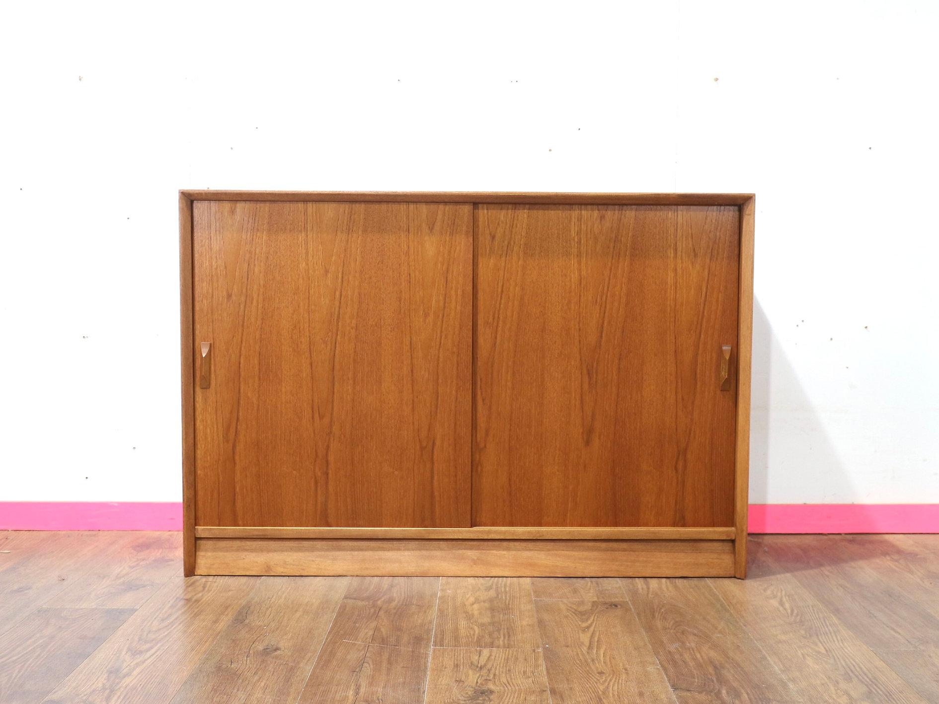Vetrina libreria in teak d'epoca moderna del Mid Century di Herbert Gibbs in vendita 3