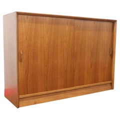 Mid Century Modern Vintage Teak Bookcase Display Cabinet by Herbert E Gibbs